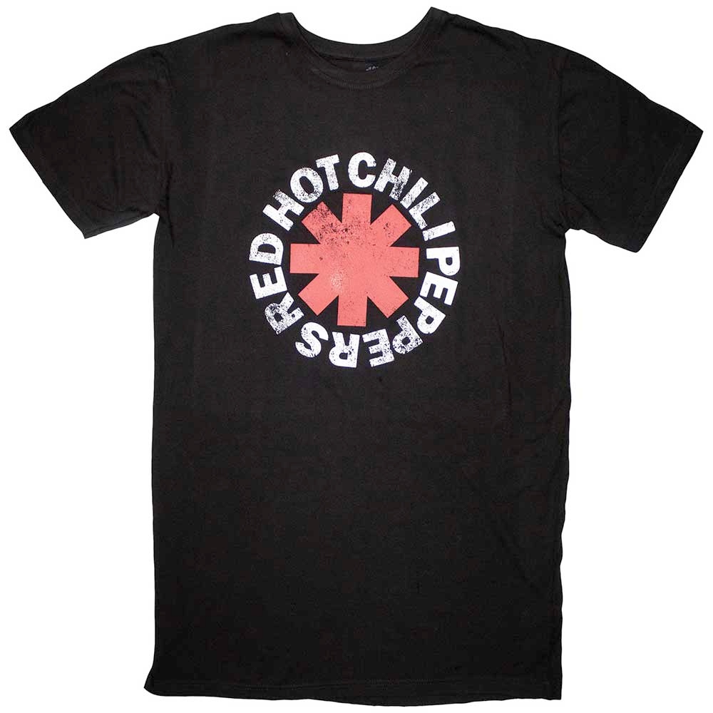 Red Hot Chili Peppers - Classic Asterisk Kurzes Kleid - Schwarz